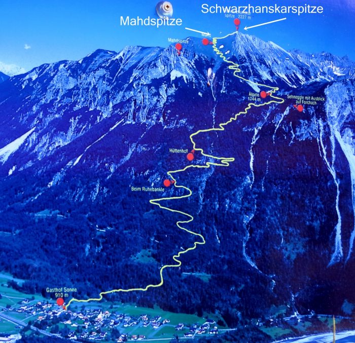 Schwarzhanskarspitze, Mahdspitze, Lechtaler Alpen, Wanderung, Liegfeistgruppe