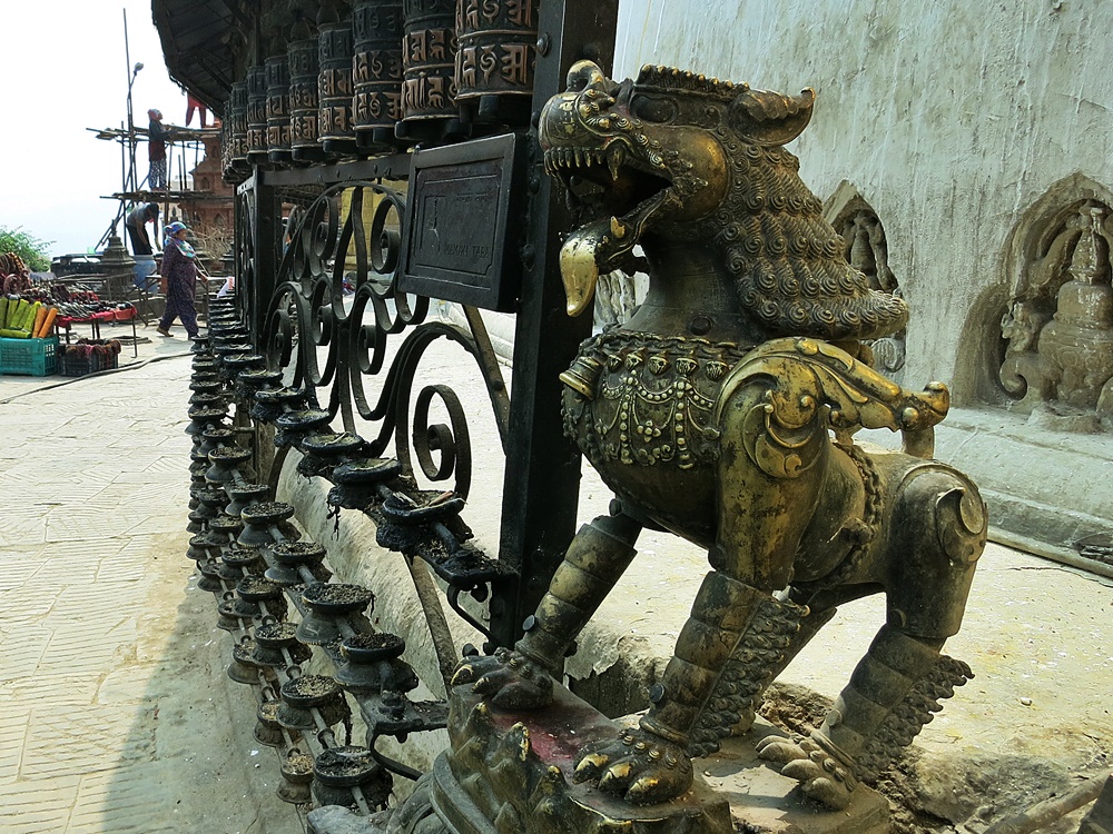 Swayambhunath Affentempel Nepal Kathmandu 