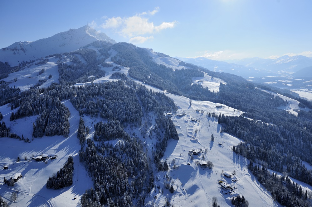 Kitzbüheler Alpen, St. Johann in Tirol, Winter, Skigebiet