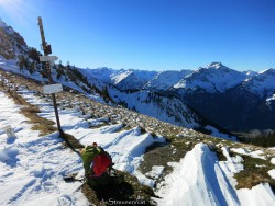 Hintersteiner Tal, Willersalpe, Zierleseck, Allgäu, Winterwandern, Schneeschuhwandern