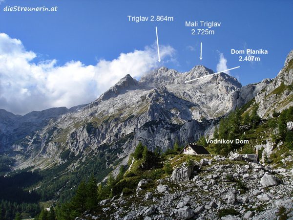 Slowenien, Triglav, Bergtour