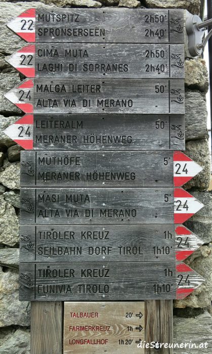 Meraner Land, Südtirol, Vinschgau, Vellau, Vellauer Felsenweg, Waalwege
