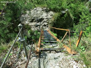 Klettersteig Burrone Gionvanelli Trentino Italien Via ferrata Gardasee
