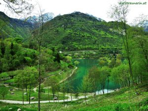 Canale di Tenno, Gardasee, Trentino, Lago di Tenno, Italien, Wanderung
