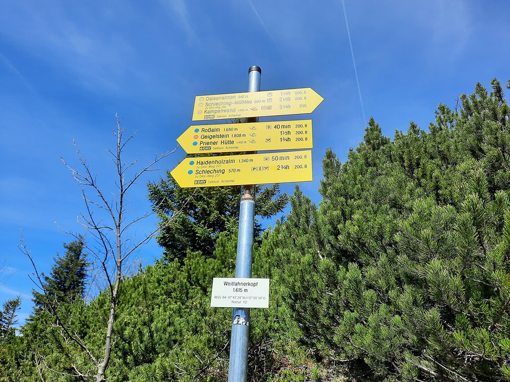 Weitlahnerkopf, Achental, Chiemgauer Alpen